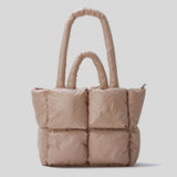 PARNESSO TRENDY PUFFY TOTE BAG